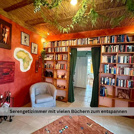 Of Africa - Einzigartige Themenzimmer, Eingezaeunten Garten, Sauna, Whirlpool & Kamin, Hunde Willkommen, Gasgrill, Voll Ausgestattete Kueche, Grosser Essbereich, Hamburg & Stade In Der Naehe بيت للعطل Hollern-Twielenfleth