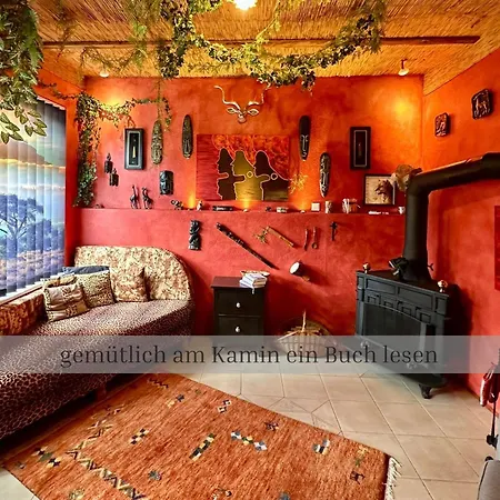 Holiday home Of Africa - Einzigartige Themenzimmer, Eingezaeunten Garten, Sauna, Whirlpool & Kamin, Hunde Willkommen, Gasgrill, Voll Ausgestattete Kueche, Grosser Essbereich, Hamburg & Stade In Der Naehe Twielenfleth