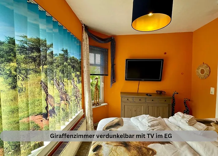 Of Africa - Einzigartige Themenzimmer, Eingezaeunten Garten, Sauna, Whirlpool & Kamin, Hunde Willkommen, Gasgrill, Voll Ausgestattete Kueche, Grosser Essbereich, Hamburg & Stade In Der Naehe Prázdninový dům