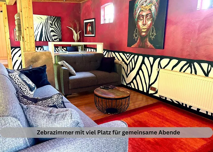 Semesterbostad Of Africa - Einzigartige Themenzimmer, Eingezaeunten Garten, Sauna, Whirlpool & Kamin, Hunde Willkommen, Gasgrill, Voll Ausgestattete Kueche, Grosser Essbereich, Hamburg & Stade In Der Naehe Hollern-Twielenfleth